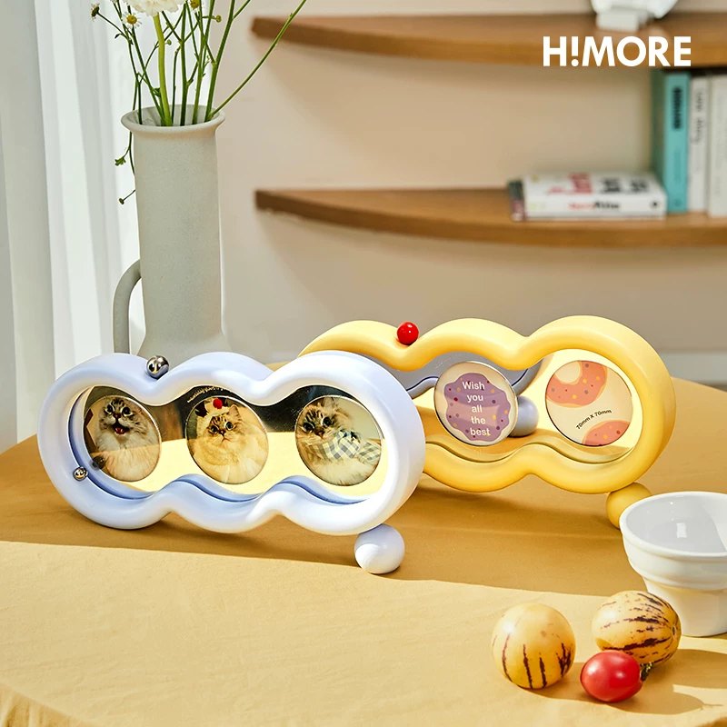Himore 3-Inch Ceramic Trio Photo Frame — main view