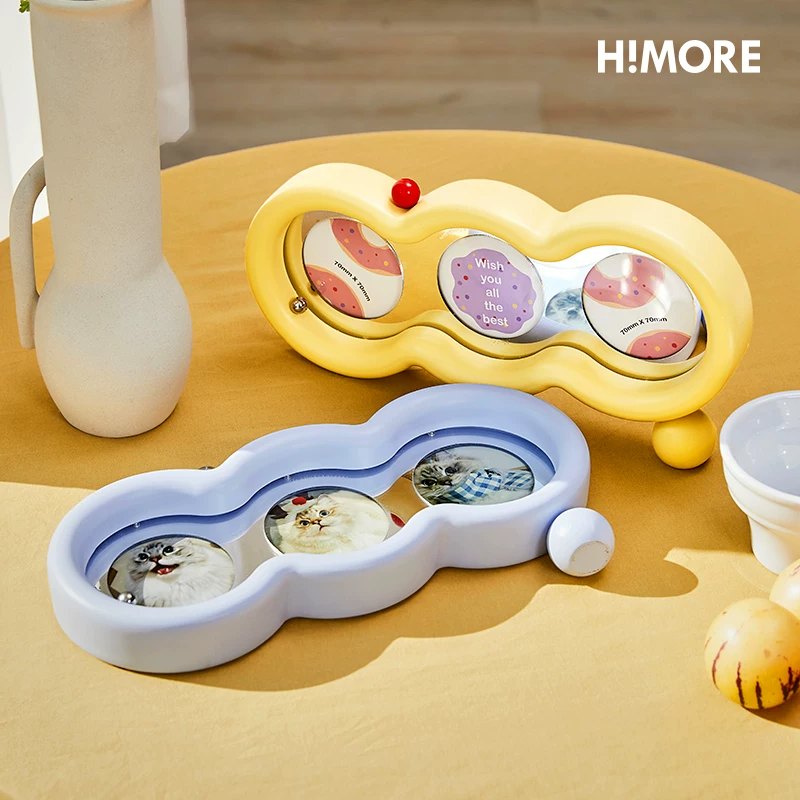Himore 3-Inch Ceramic Trio Photo Frame — lifestyle view