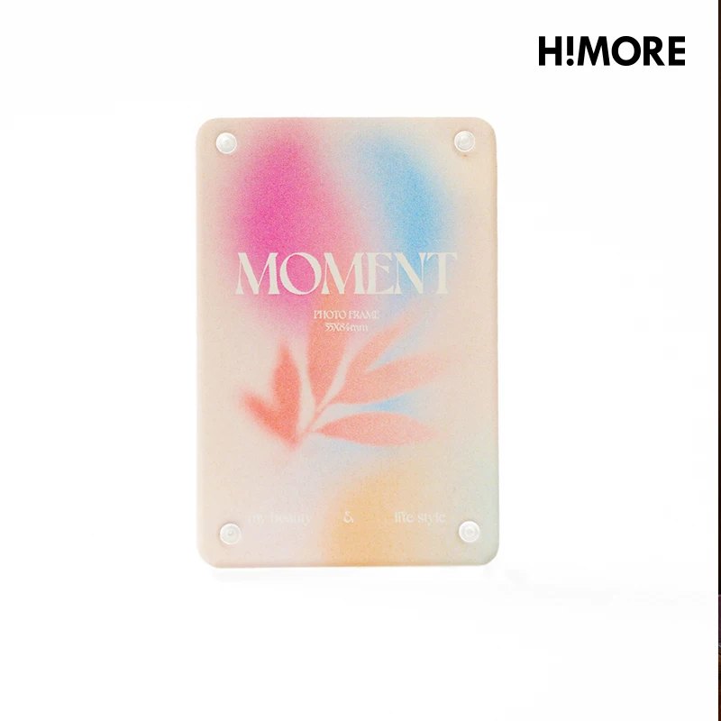 Himore Color-Block MOMENT Photo Frame — detail view