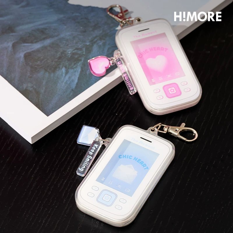 Himore Heart Signal Mini Photo Keychain — main view