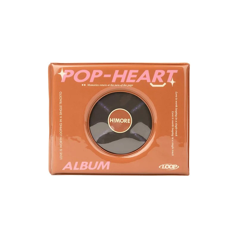 Himore Pop-Heart Photo Album — variant-01 variant on white background