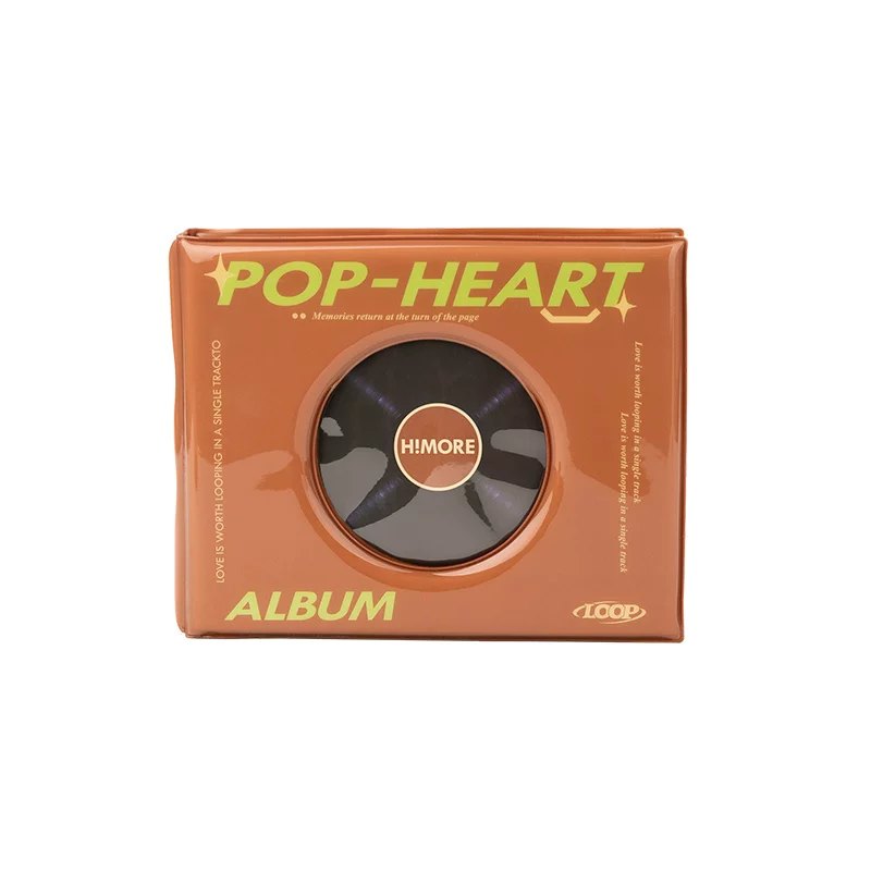 Himore Pop-Heart Photo Album — variant-02 variant on white background