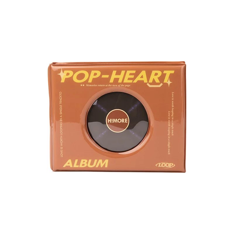 Himore Pop-Heart Photo Album — variant-03 variant on white background